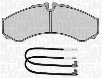 MAGNETI MARELLI 363916060527 -  Комплект тормозных колодок, дисковый тормоз